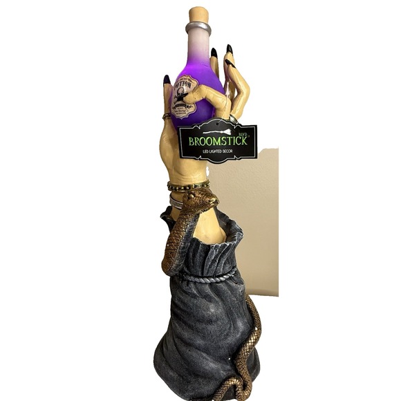 Broomstick Blvd. Halloween Light Up LED Witch Hand Decor...